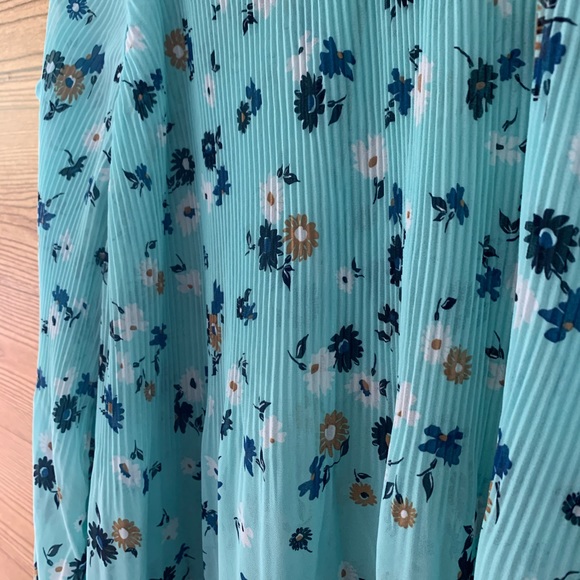 MICHEL STUDIO SHEER BLOUSE FLORAL 16 BOHO - Picture 5 of 9